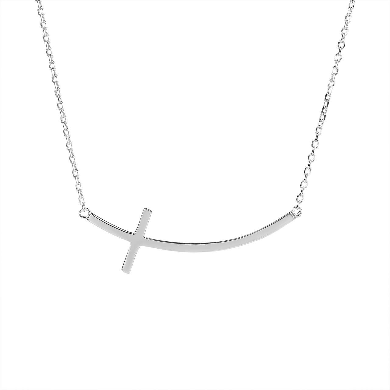 Stříbrný náhrdelník KŘÍŽ Délka řetízku: 40+5 cm Ag 925/1000