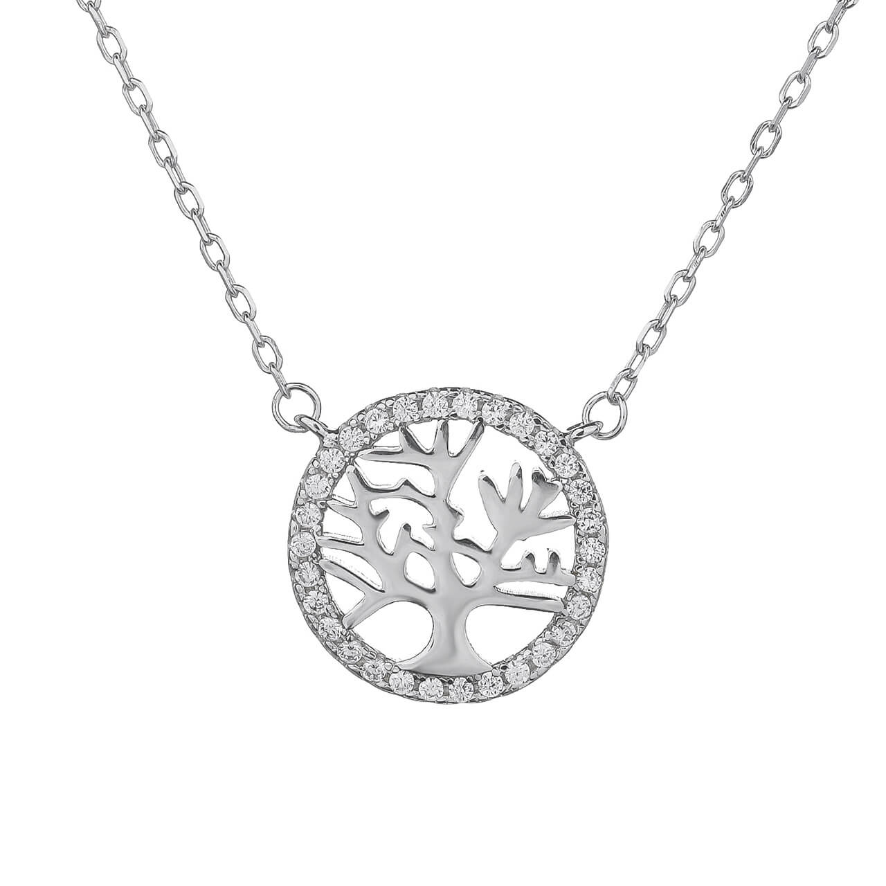 Stříbrný náhrdelník STROM ŽIVOTA Délka řetízku: 40+5 cm Ag 925/1000