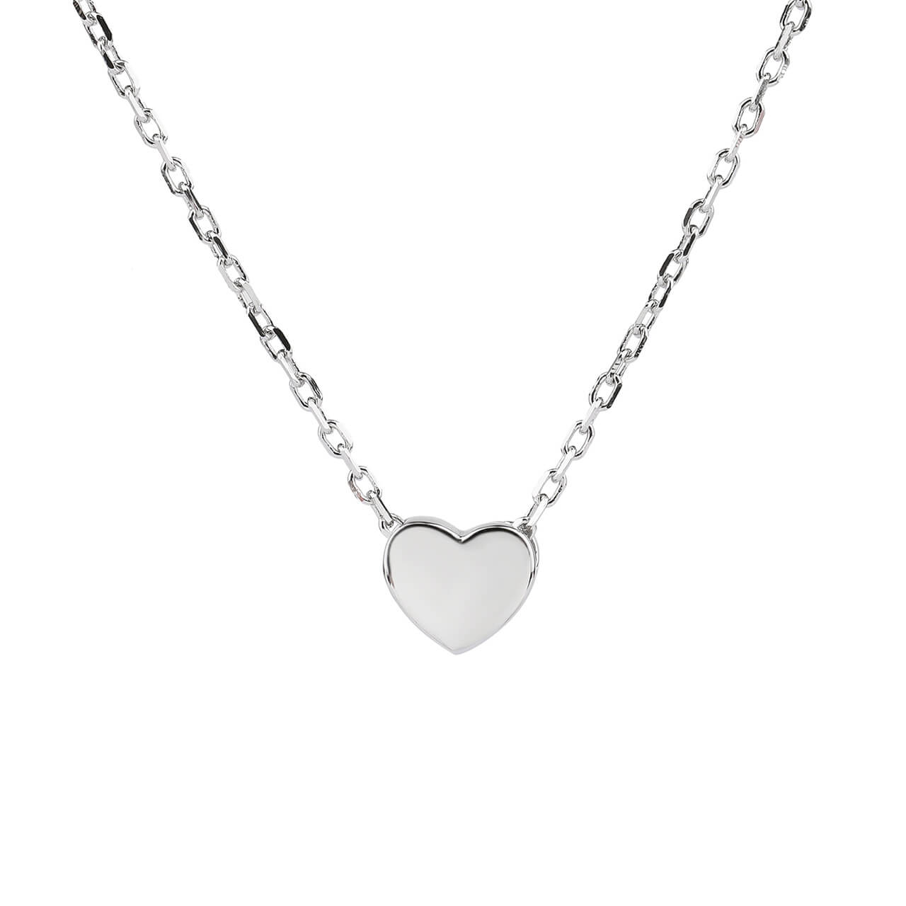 Stříbrný náhrdelník NĚŽNÉ SRDÍČKO Délka řetízku: 40+5 cm Ag 925/1000