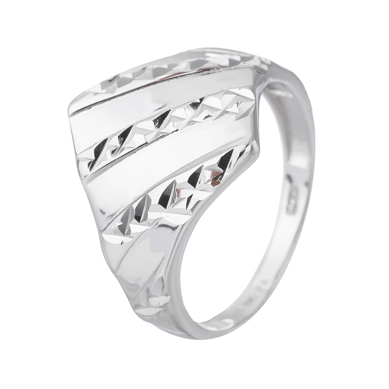 Stříbrný prsten ELEGANTNÍ broušený Velikost prstenu: 64 Ag 925/1000