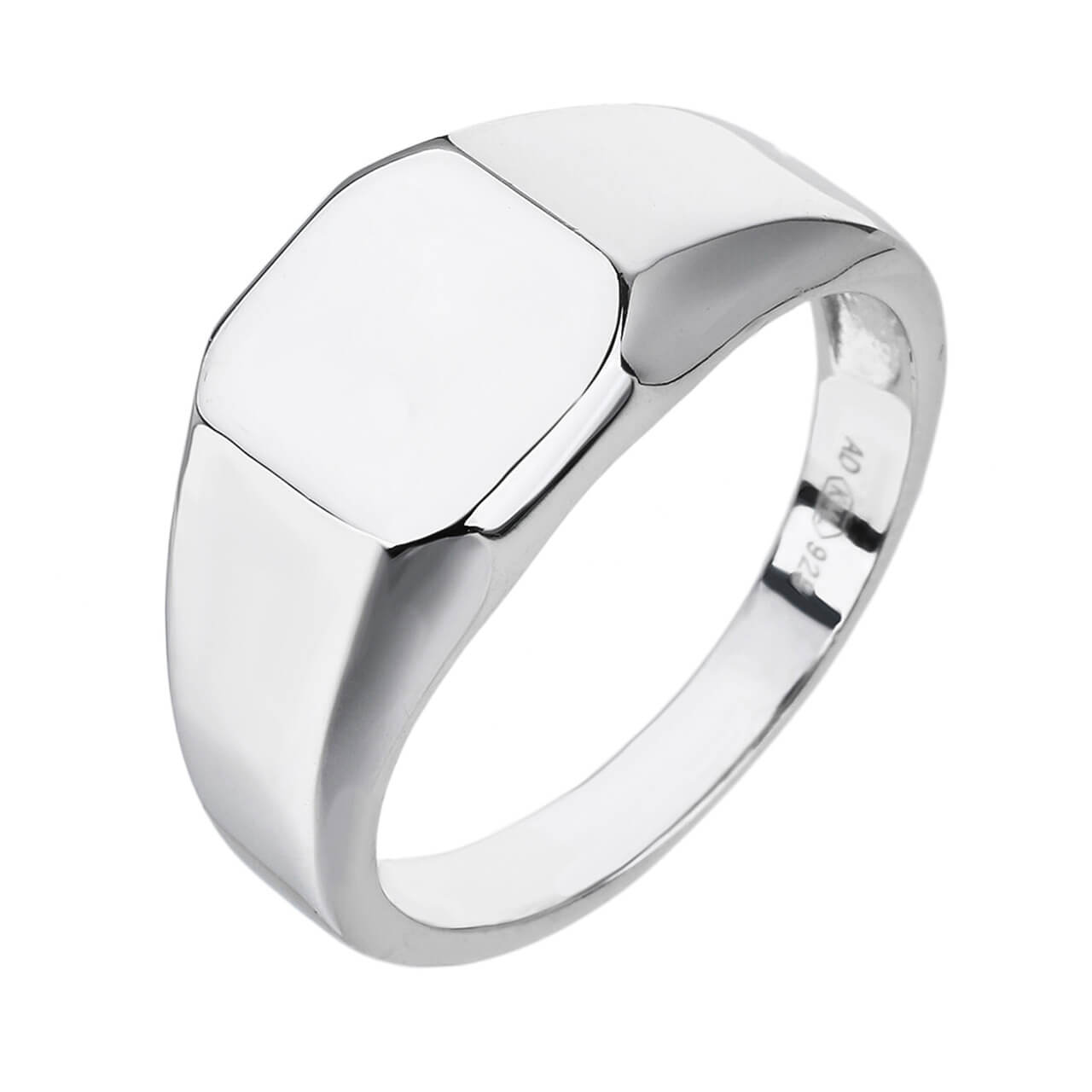 Stříbrný pečetní prsten ELEGANTNÍ Velikost prstenu: 66 Ag 925/1000