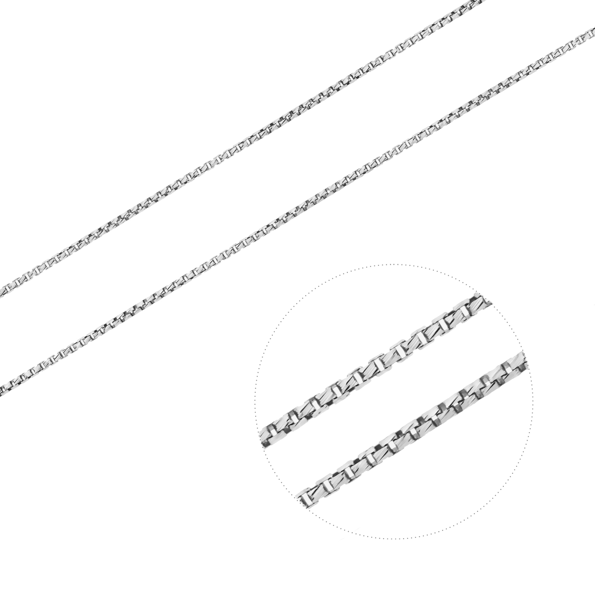 Stříbrný řetízek VENEZIA broušený Délka řetízku: 42 cm Ag 925/1000