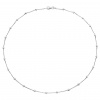 1029 stribrny nahrdelnik kulicky mesicni brus delka retizku 50 cm
