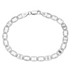 Stříbrný náramek OKO broušené (Délka náramku 20 cm)