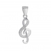 1812 3 1812 3 stribrny privesek houslovy klic