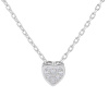 2259 stribrny nahrdelnik srdce delka retizku 40 5 cm
