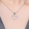 2454 2 stribrny privesek nezne srdce