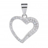 2454 stribrny privesek nezne srdce