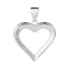 2457 2457 2457 stribrny privesek elegantni srdce