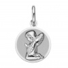 2856 11246 stribrny privesek medailon andelicek andel bez kamene mat a lesk sperky bealio
