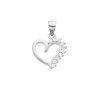 294 294 294 1 stribrny privesek srdicko bile