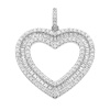 303 2 303 stribrny privesek srdce luxusni