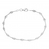 3396 1 stribrny naramek ovalky mesicni brus double delka naramku 19 cm