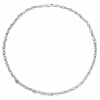 Stříbrný náhrdelník GRAND točený (Délka řetízku 50 cm)