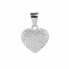 3709 12435 stribrny privesek bily kamen zirkon srdce sperky bealio