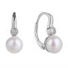 3783 1 3783 1 10798a stribrna spourava nausnice s priveskem pro zeny bila ricni perla sperky bealio