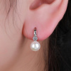 3783 3 3783 3 10798c stribrna spourava nausnice s priveskem pro zeny bila ricni perla sperky bealio