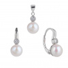 3783 3783 10798 stribrna spourava nausnice s priveskem pro zeny bila ricni perla sperky bealio