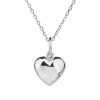 11332 Stříbrný náhrdelník přívěsek s řetízkem srdce šperky BEALIO