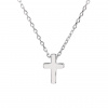 Stříbrný náhrdelník KŘÍŽ (Délka řetízku 40+5 cm)