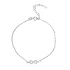 3849 stribrny naramek nekonecno delka naramku 16 3 cm