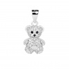 4080 12105 stribrny privesek medvidek s kameny bily zirkon sperky bealio
