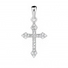 4095 4095 stribrny privesek kriz zirkon