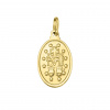 00038a Zlatý přívěsek zázračná madonka medailon šperky BEALIO