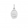 00037a Zlatý přívěsek zázračná madonka medailon bílé zlato šperky BEALIO