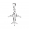 4434 stribrny privesek letadlo