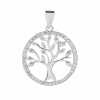 4461 10282 stribrny privesek strom zivota ciry kaamen bily zirkon sperky bealio