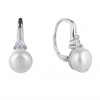 4488 4488 4488 stribrne nausnice perla 9 mm