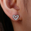 4716 2 4716 2 13115b stribrne nausnice pecka sroubek srdce ciry kamen bily zirkon sperky bealio