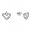 4716 4716 13115 stribrne nausnice pecky sroubek srdce ciry kamen bily zirkon sperky bealio