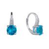 4847 4847 4847 4847 stribrne nausnice kulate aqua 7 mm