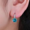 5043 2 5043 2 5043 2 5043 2 stribrne nausnice kulate aqua 7 mm