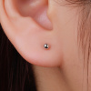 522 3 522 3 09512b stribrne nausnice kulicka 3mm tecka piercing minimalisticke do dalsi dirky sperky bealio