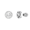 5355 5355 5355 13206 stribrne nausnice kulate kolecko ornament sroubek ciry kamen bily zirkon sperky bealio