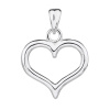 5754 stribrny privesek srdce