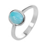 5865 stribrny prsten soliter larimar velikost prstenu 60