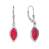5961 3 5961 3 stribrna souprava kapka karminovy opal