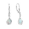 5964 3 5964 3 5964 3 stribrna souprava slza bily opal