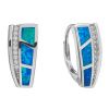 5997 5997 5997 5997 stribrne nausnice mozaika modry opal