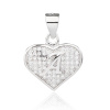 6159 6159 02150 stribrny privesek srdicko pismeno a ciry kamen bily zirkon sperky bealio