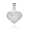 6165 02152 stribrny privesek srdicko pismeno d ciry kamen bily zirkon sperky bealio
