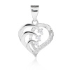 6354 13498 stribrny privesek srdce ciry kamen bily zirkon sperky bealio