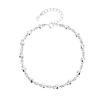 13817 Stribrny naramek kolecka bez kamene sperky BEALIO