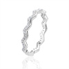14147 Stribrny prsten vlnky vlny ciry kamen bily zirkon sperky BEALIO