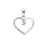 753 2 753 2 753 stribrny privesek srdce