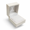 50009a dárková krabička bílá koženková kožená šperky BEALIO